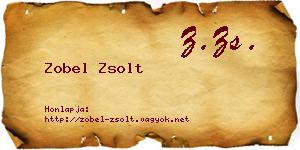 Zobel Zsolt névjegykártya
